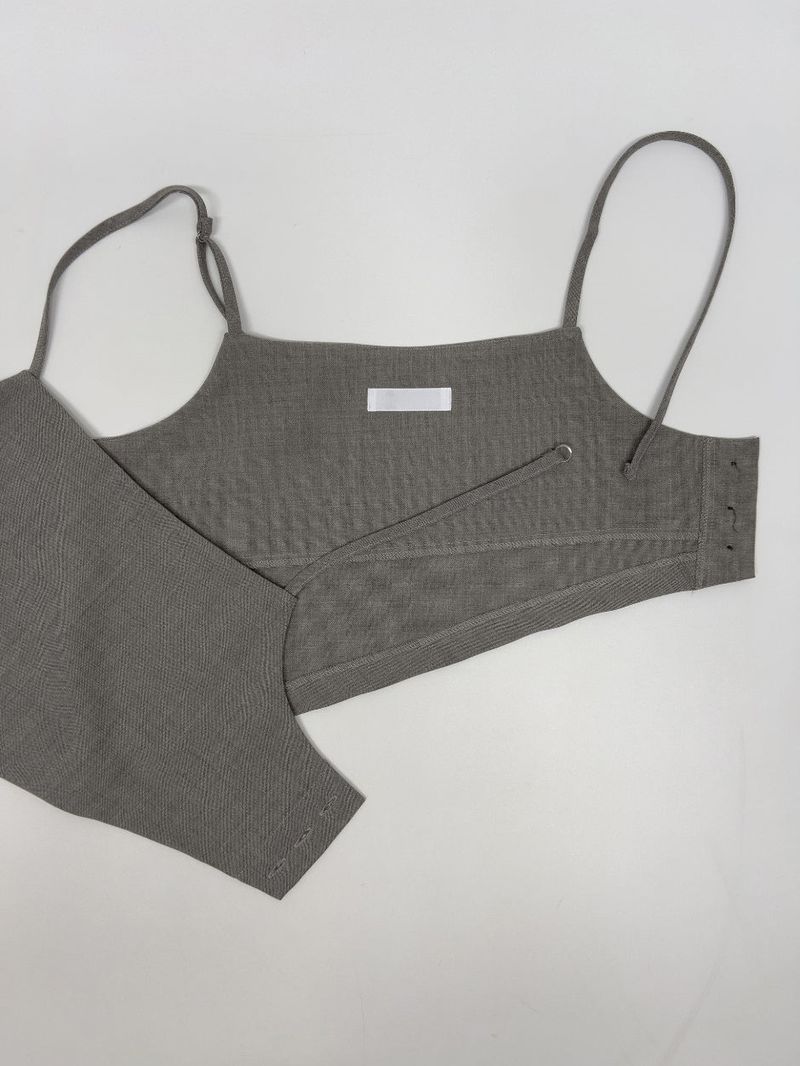 [SS] Bocashi Unbalanced Layered Bustier