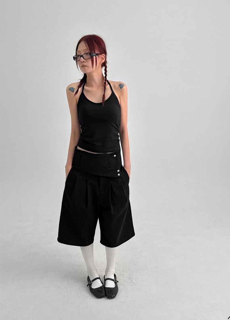 [MADE] Chico Halter String Sleeveless (Built-in Bra)