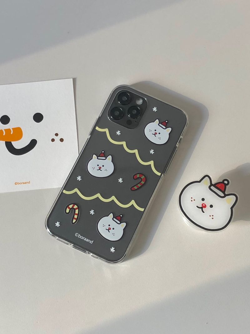 bora and(ボラアンド)の「Santa Meringue jelly case (iphone case)(Smartphone Accessories)」