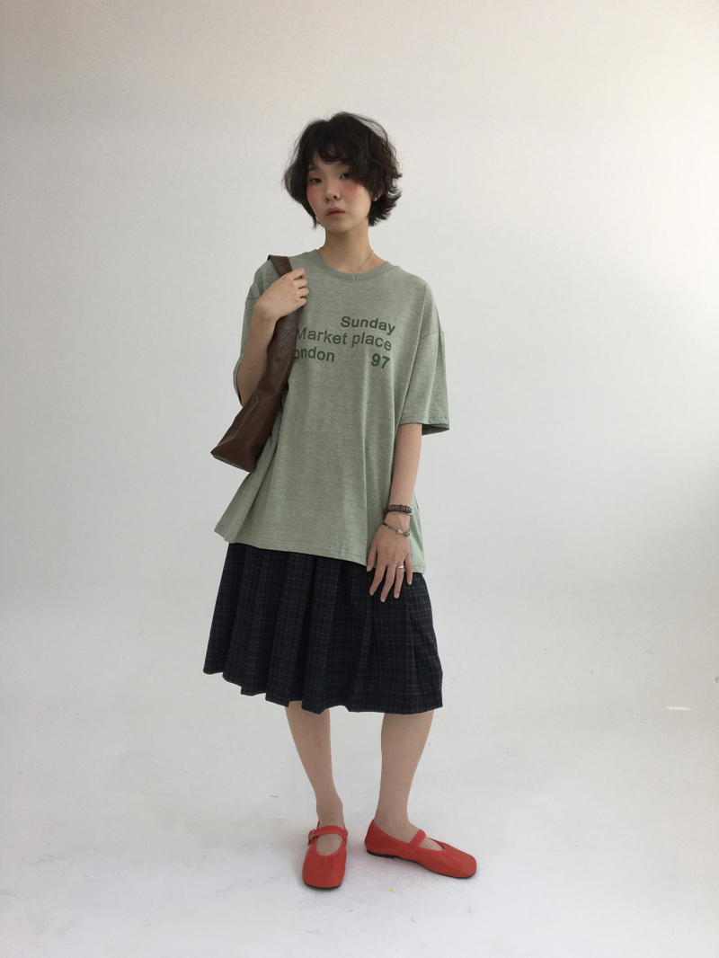YWD PLAID PLEATS SKIRT (3color)