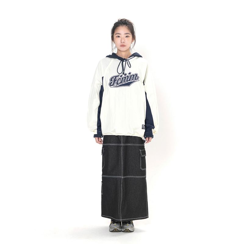 Triple Star Nylon Pullover - Ivory