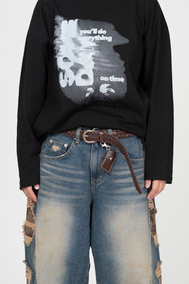 Perico Western Weaving Leather Belt