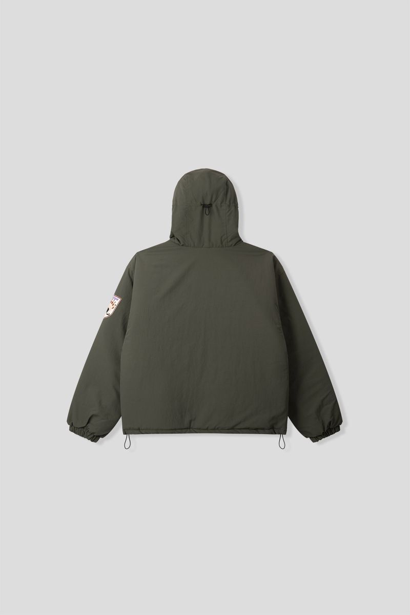 Michigan Patch Two-Way Hooded Padding Jacket (3 Colors)