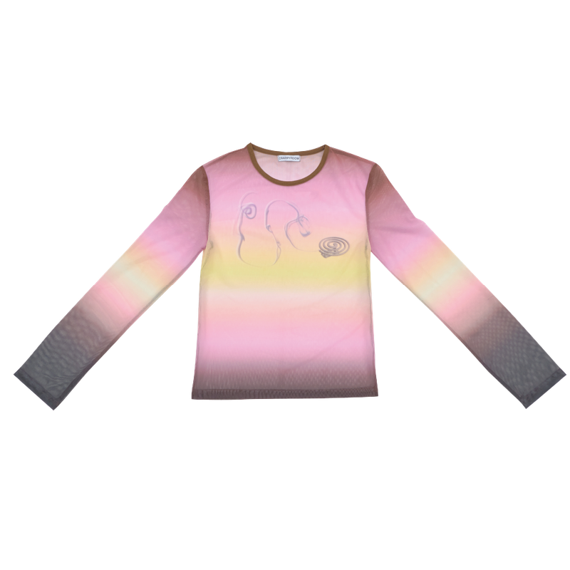 CRAPPYROOM(クラッピールーム)の「KILLING MOSQUITO MESH TOP (PINK)(Tops)」