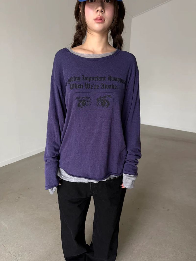 eyes printing cutting T