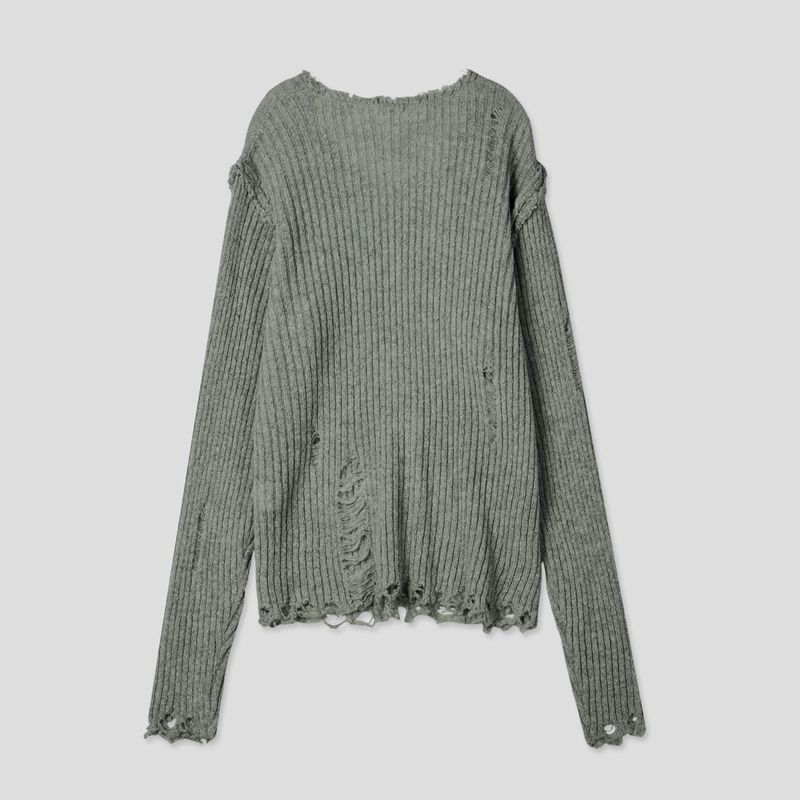 Hidden Punk Damage Knit 3C