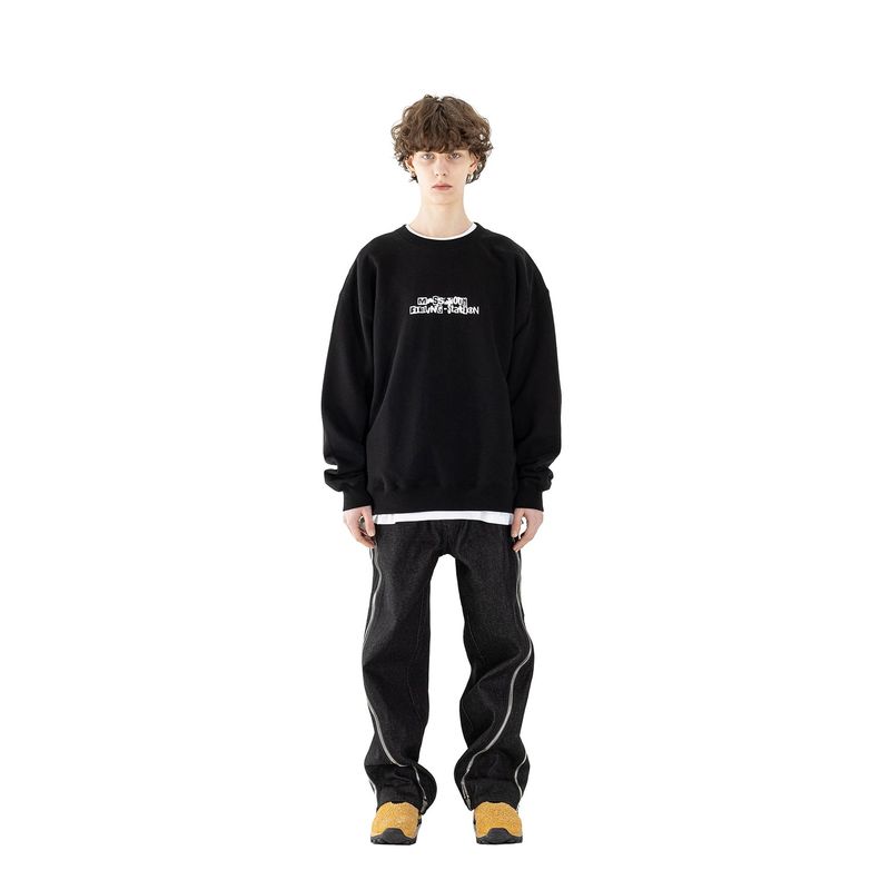 FILLING STATION SWEAT SHIRTS MSHCR003-BK