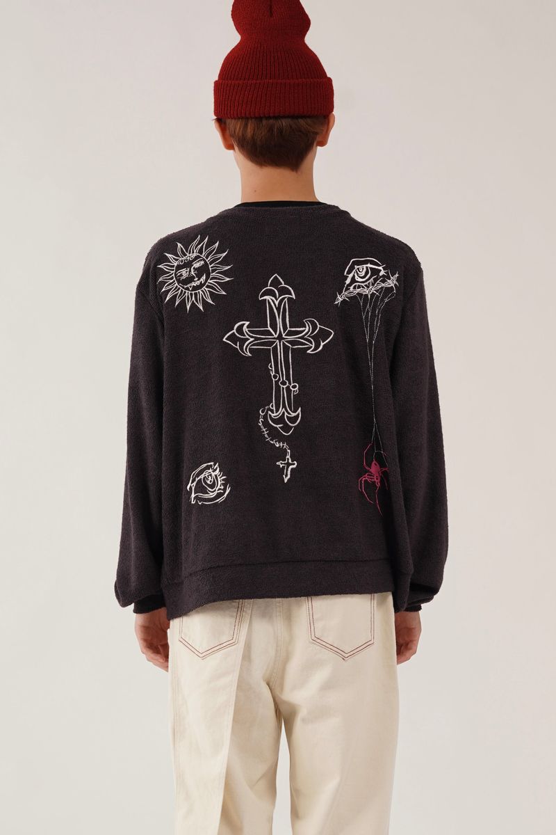 OSHIGH（オスハイ）の「Dwell Cardigan (PinkSpider)（）」