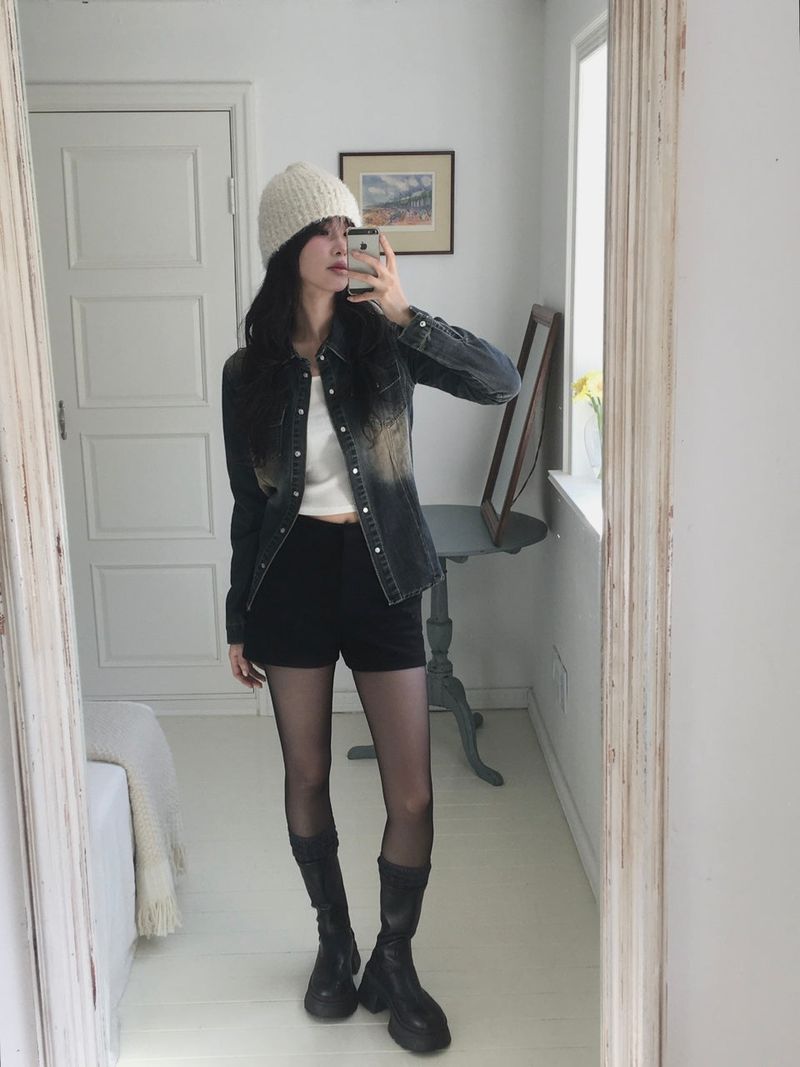 Washed Denim Shirt
