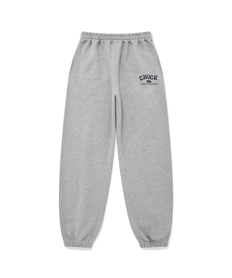 CHUCK(チャック)の「CHUCK スモールアーチロゴジョガーパンツ / CHUCK SMALL ARCH LOGO JOGGER PANTS (GRAY)(Pants)」