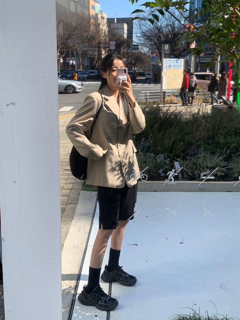 [MADE] Maatte Slit Biker Slacks