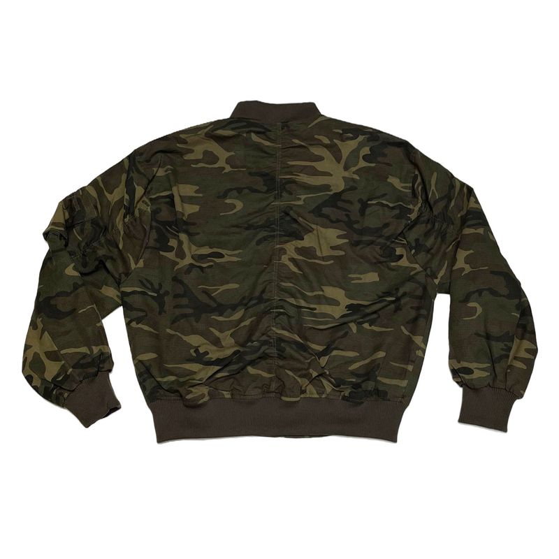 Camo ma-1 shirring jumper