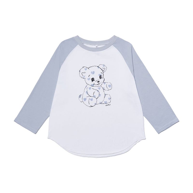Cozy Mellow Raglan Top_Blue