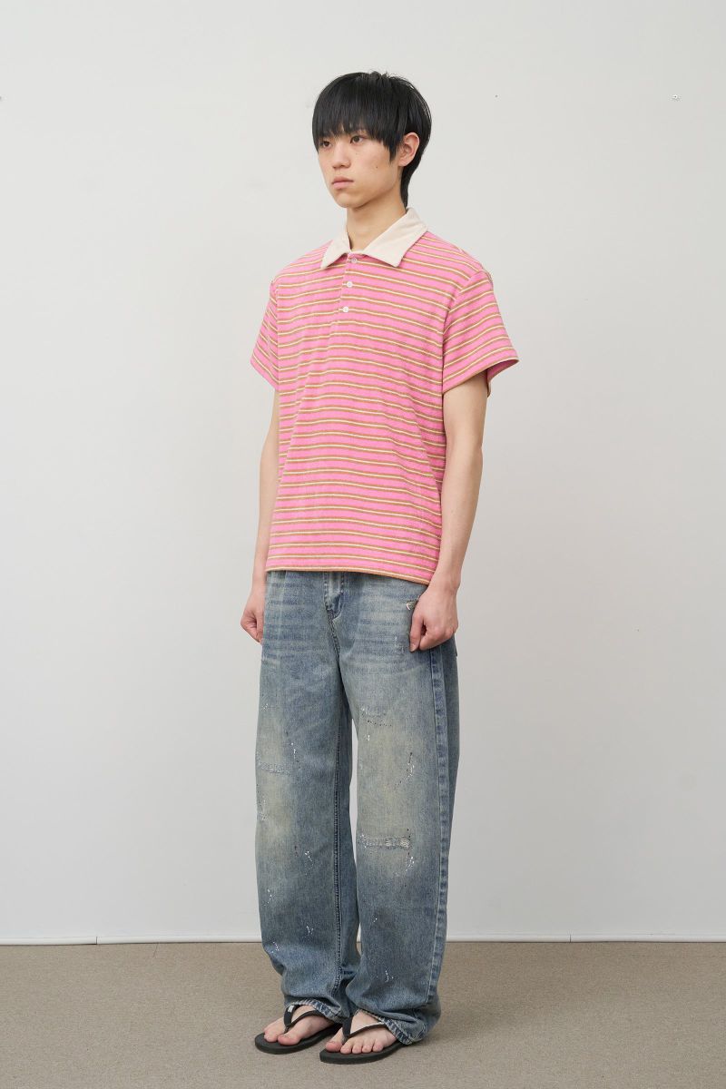 Barney Terry Collar Top