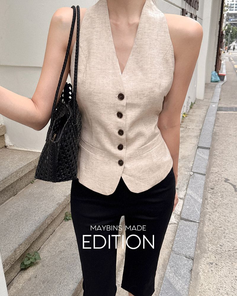 [MADE] Nacel linen vest