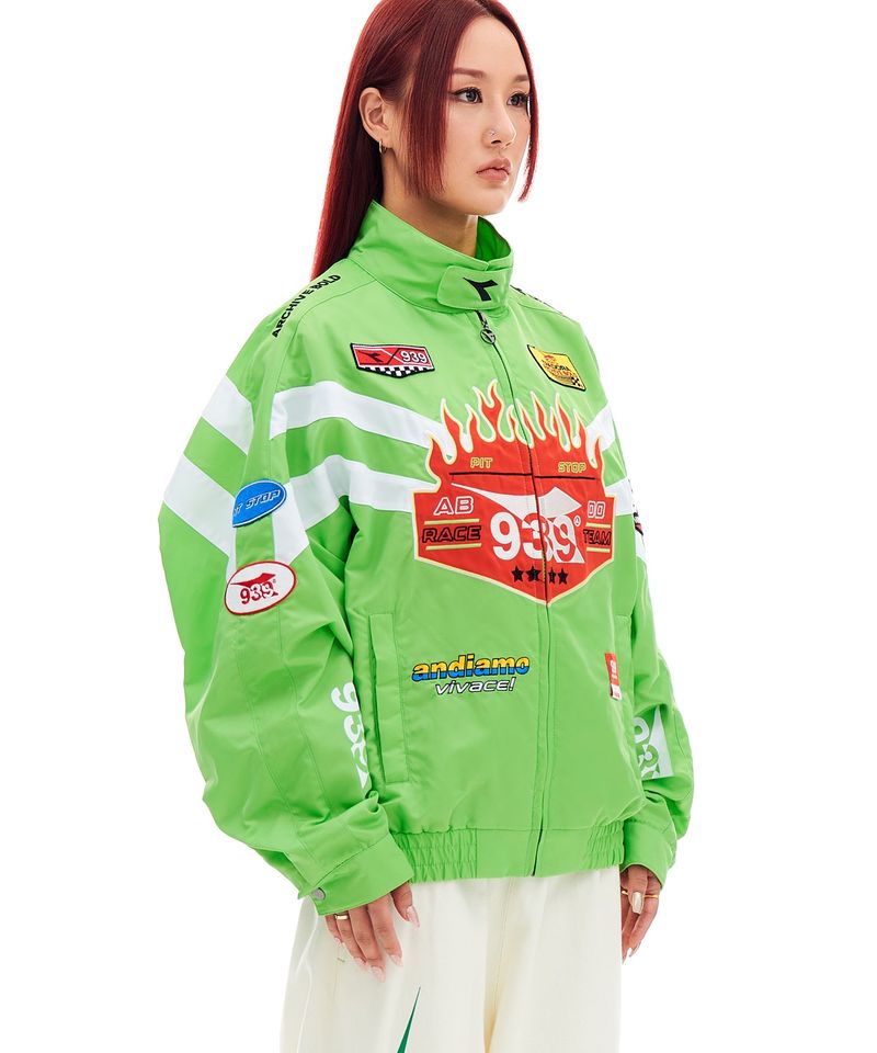 [Archive Bold X Diadora] RACING JACKET (GREEN)