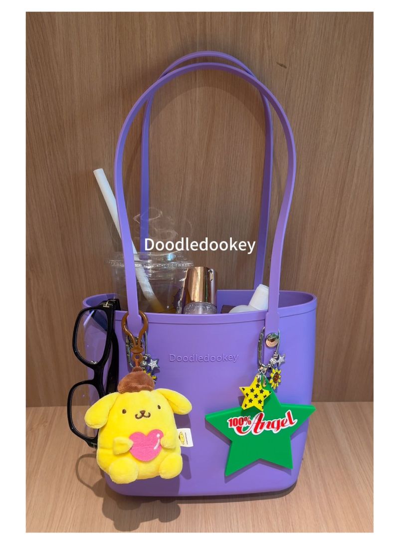 Waterproof Tote Bag Purple