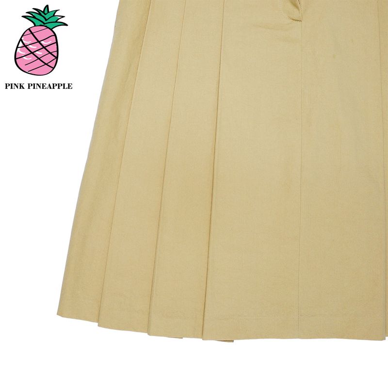 PLEATED MIDI SKIRT