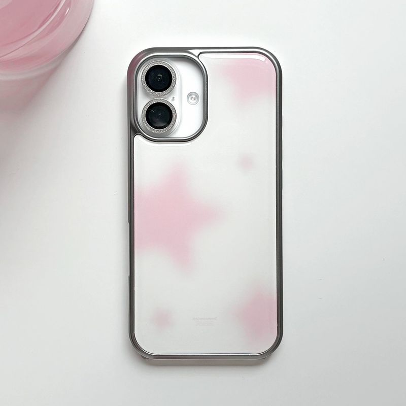 【MADE】 blur star epoxy case (pink)