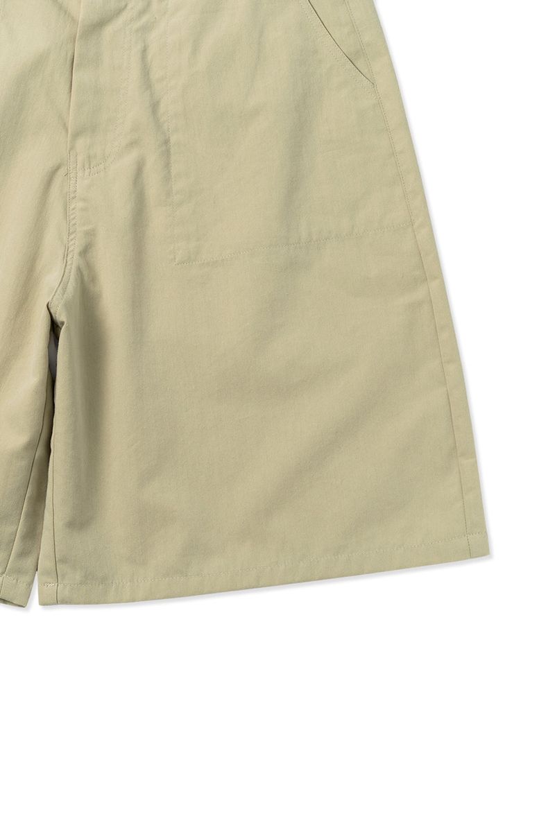 Bow bermuda pants_beige