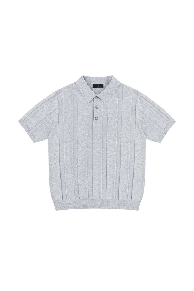Linen Blend Polo Shirt