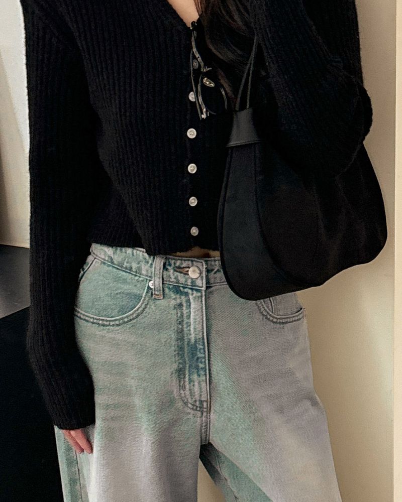 Zeno Suede Shoulder Bag