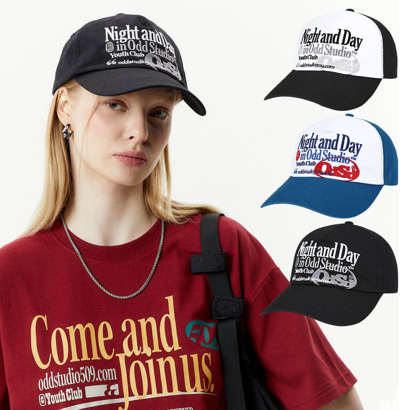 ODDSTUDIO（オッドスタジオ）の「Night And Day Embroidery Logo Ball Cap - 3 color（Hats）」