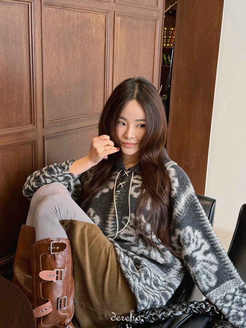 brown corduroy midi skirt