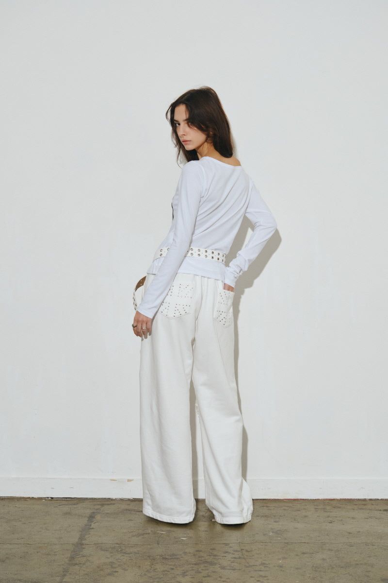 dg england pants (white)