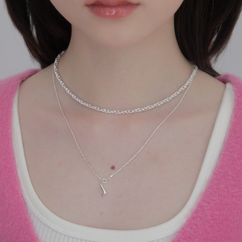 FILLOW(フィロー)の「three-way mini boots necklace silver ver.(Accessories)」
