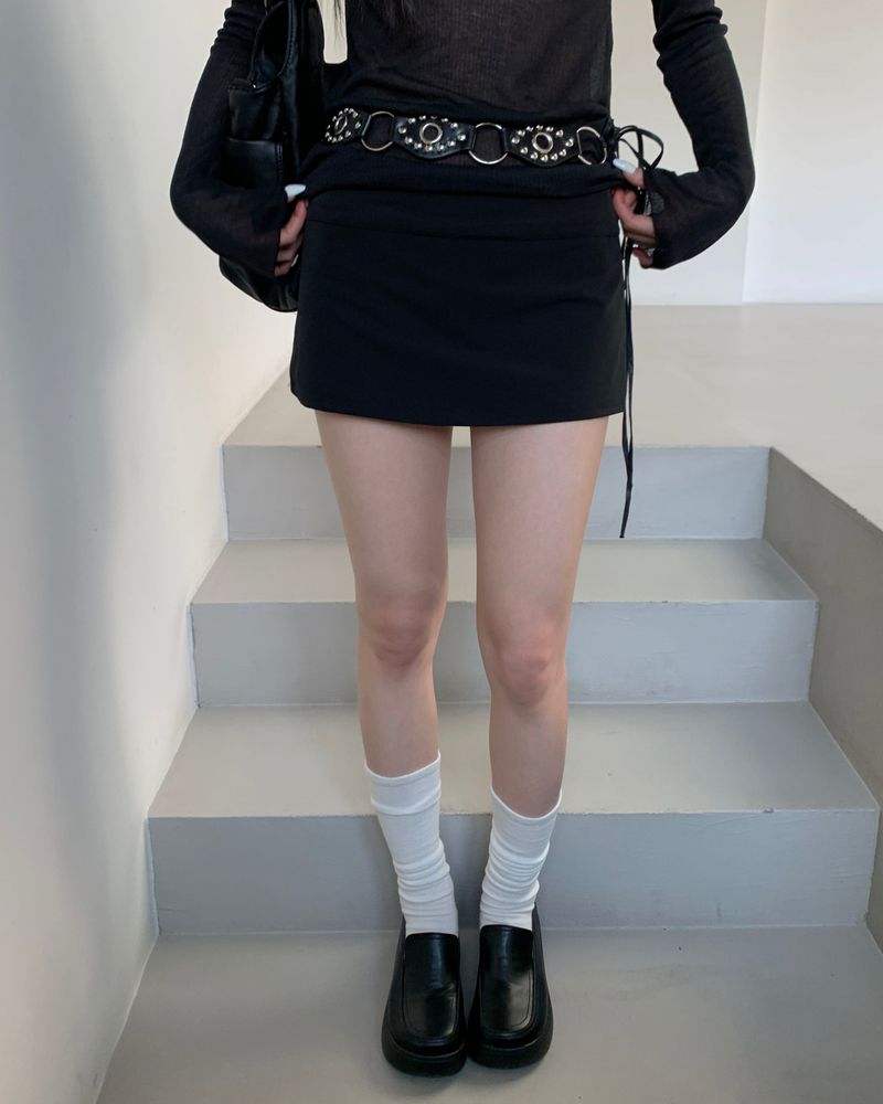 Platform minimal loafers