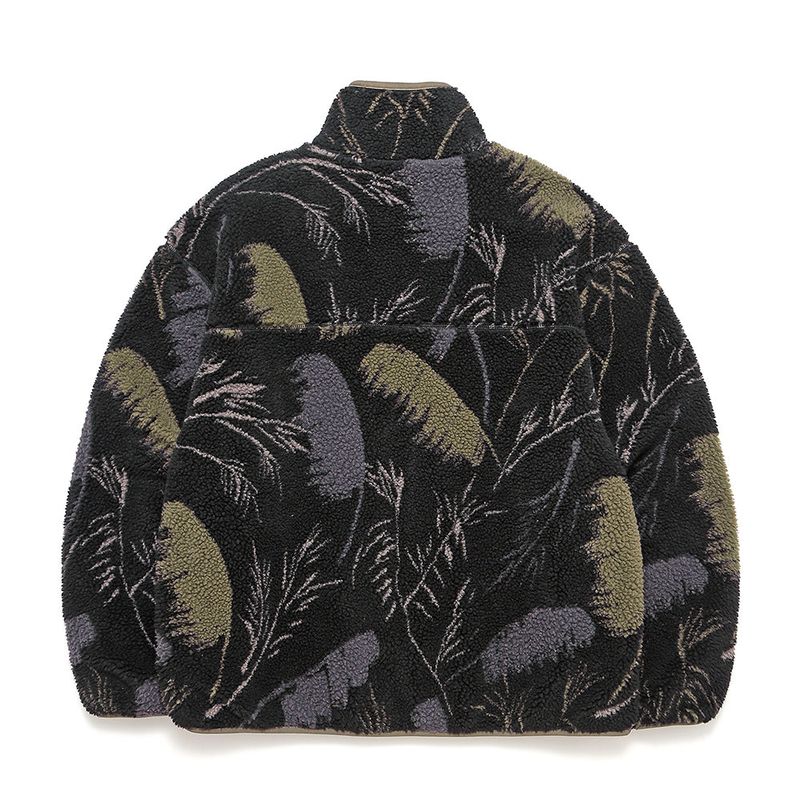 PALM LEAF FLEECE JACKET