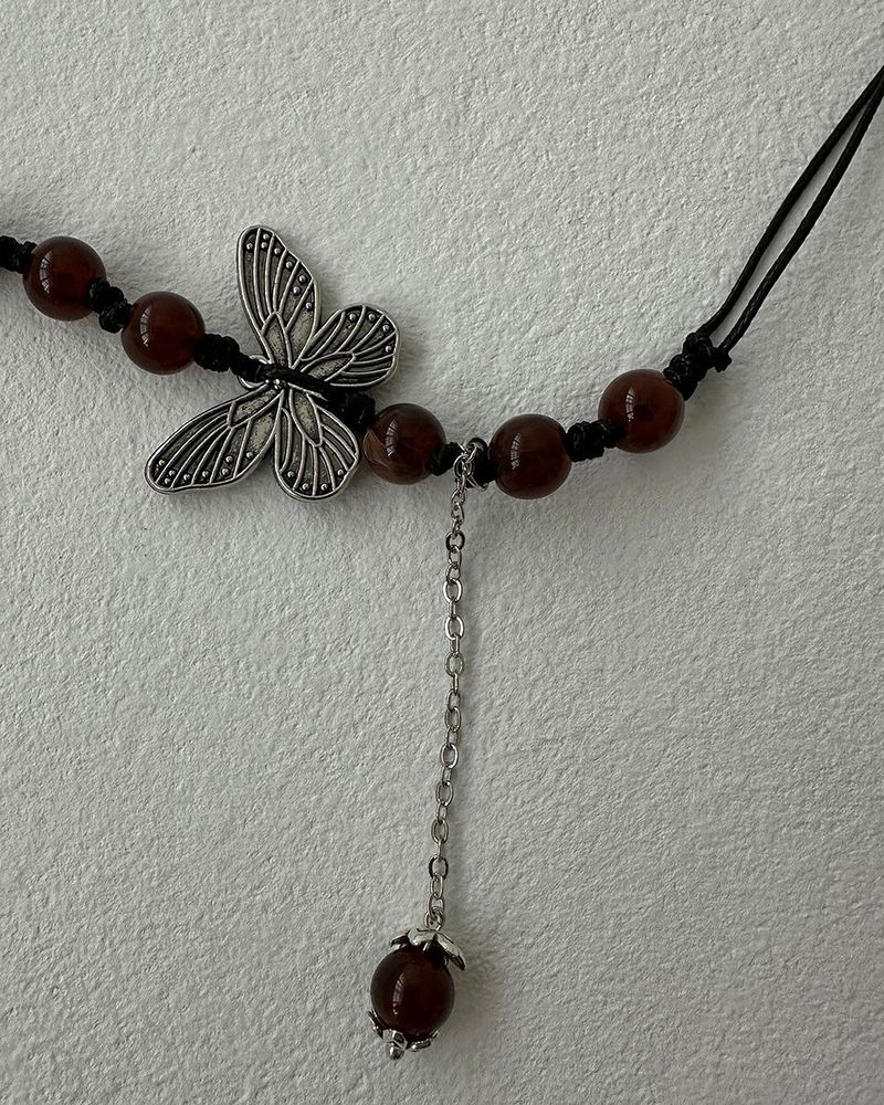 Nabi Ethnic Gemini String Adjustable Knot Necklace