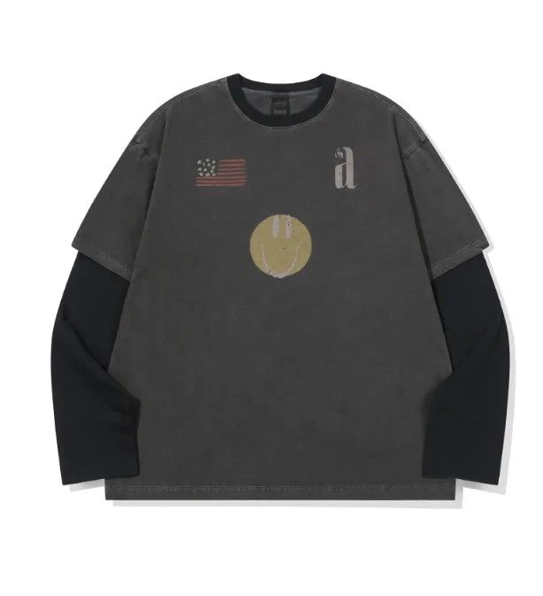 26FW★ Smile Layered Long Sleeve