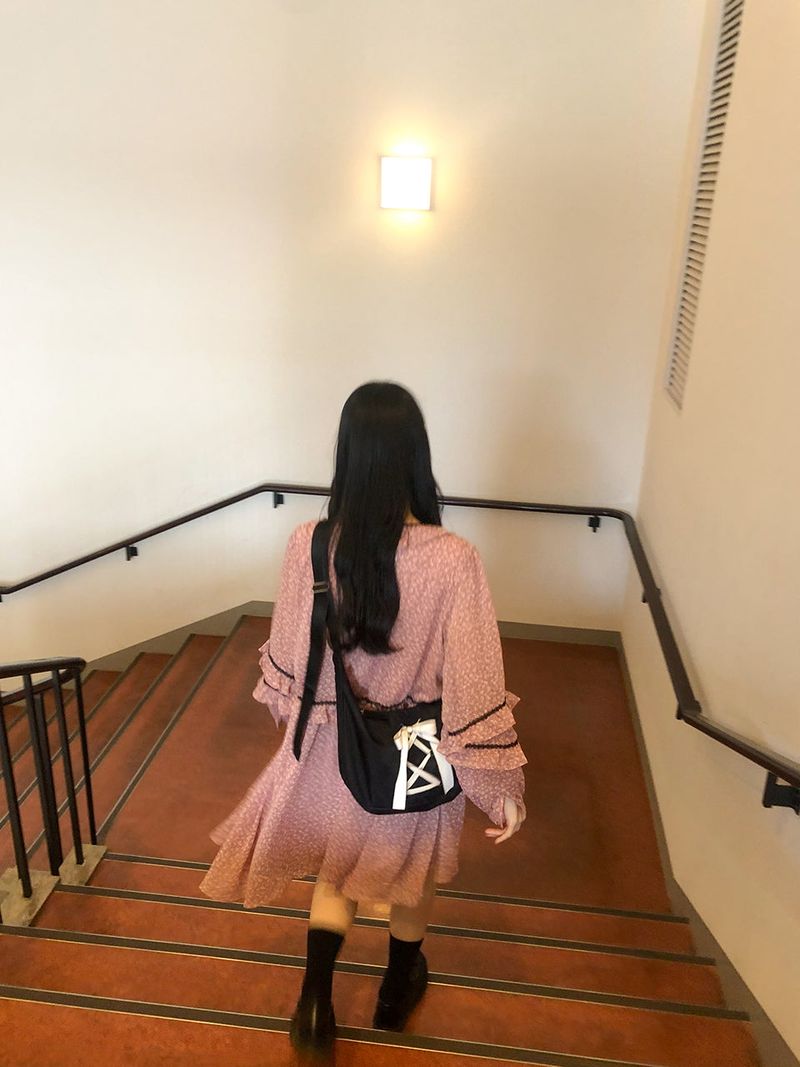 Daily ribbon hobo bag_black