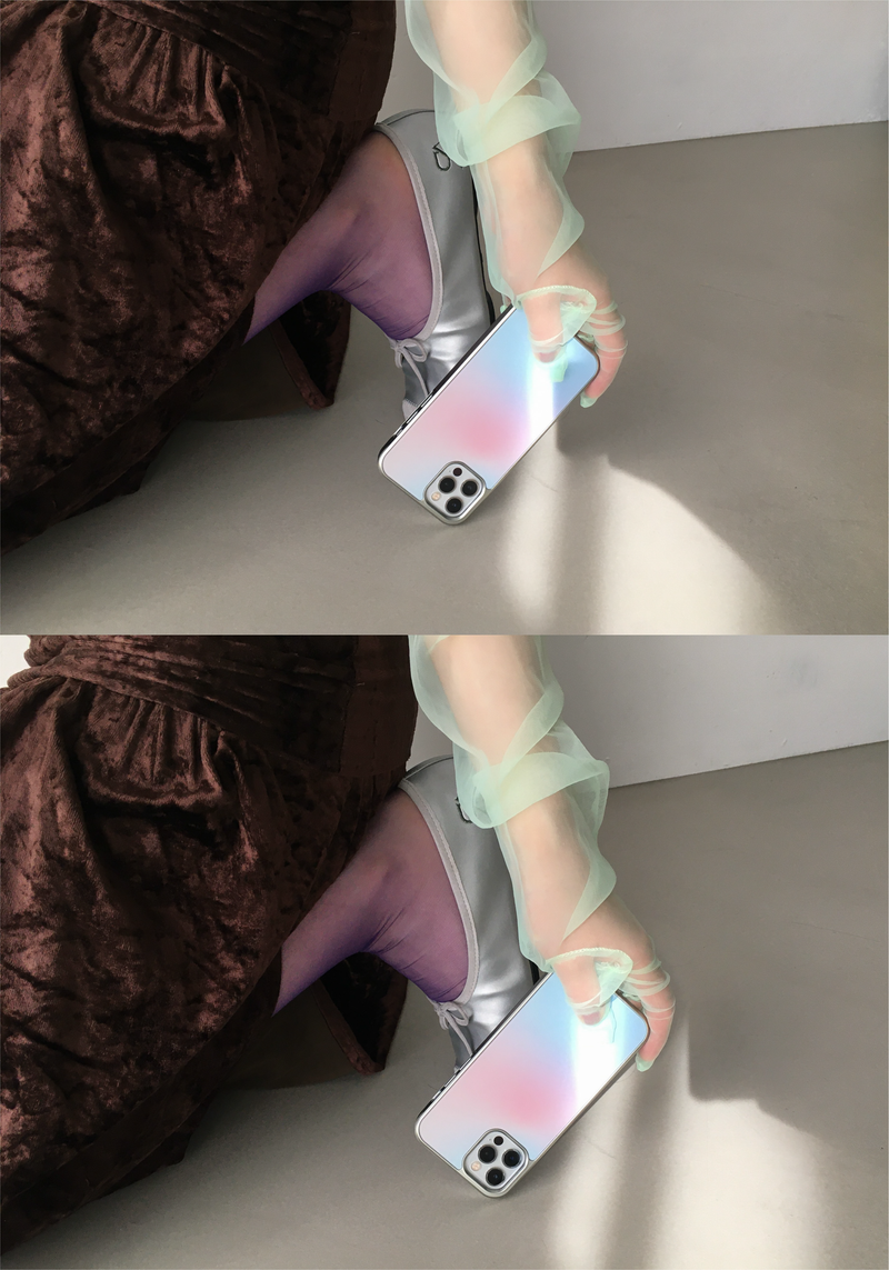 Peach Soda (silver epoxy bumper case)