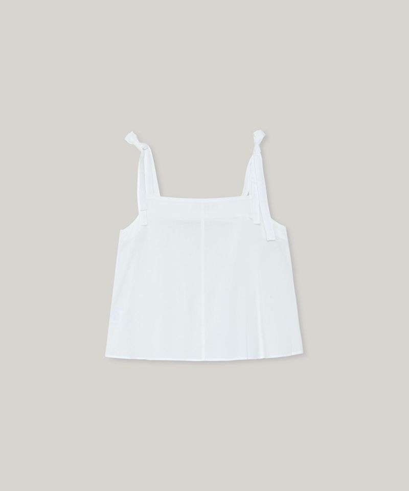 ribbon pintuck sleeveless top