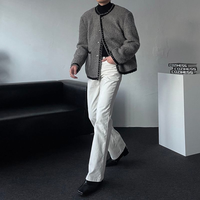 ECT Buccle Tweed Liner Jacket (2 colors)
