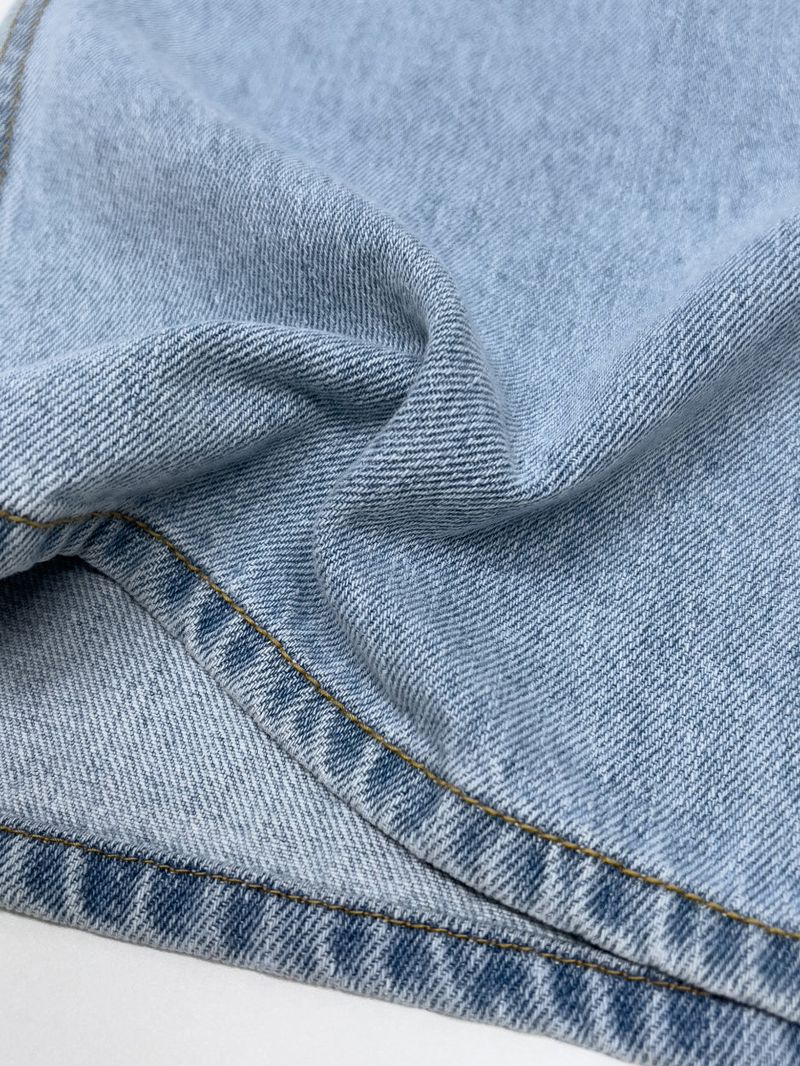107 Damaged Wide Denim Pants
