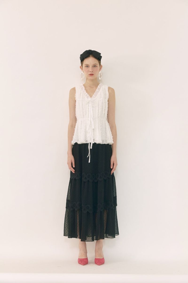 Shirring blouse