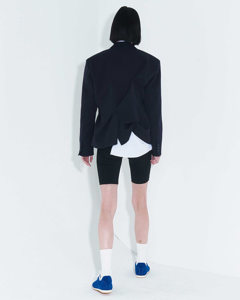 DOZI - Pinched Tailored Jacket _ Dark Navy