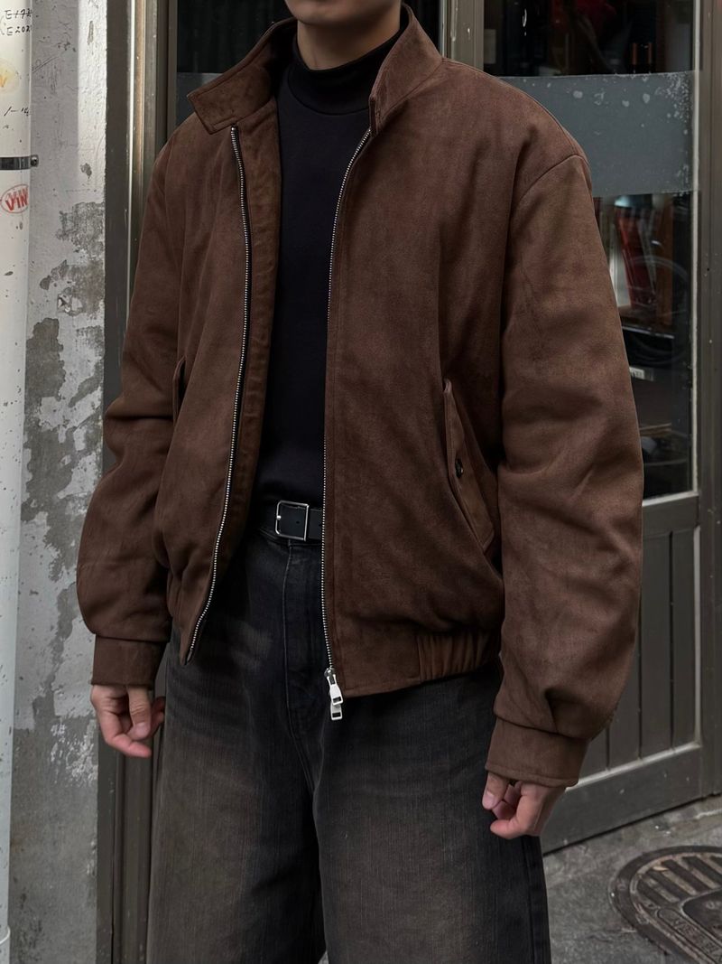 LOCO SUEIDE BLOUSON JACKET