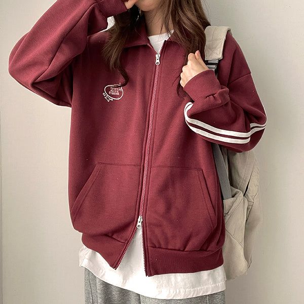 Rango Track Line Collar Two Way Zip-Up