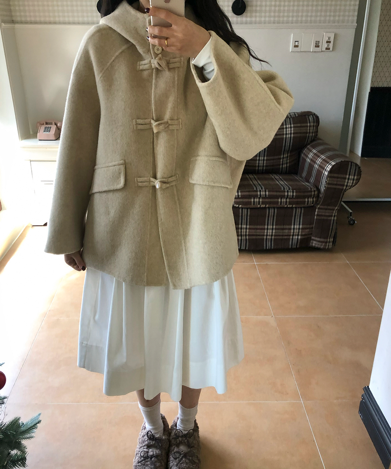 Duffle Half-Length Handmade Coat Jacket