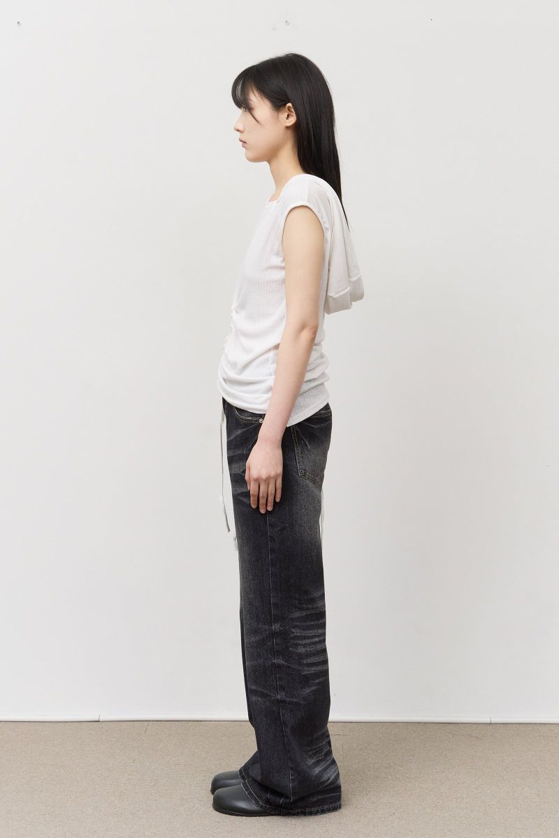 (W) Thunder Washed Bootscut Denim
