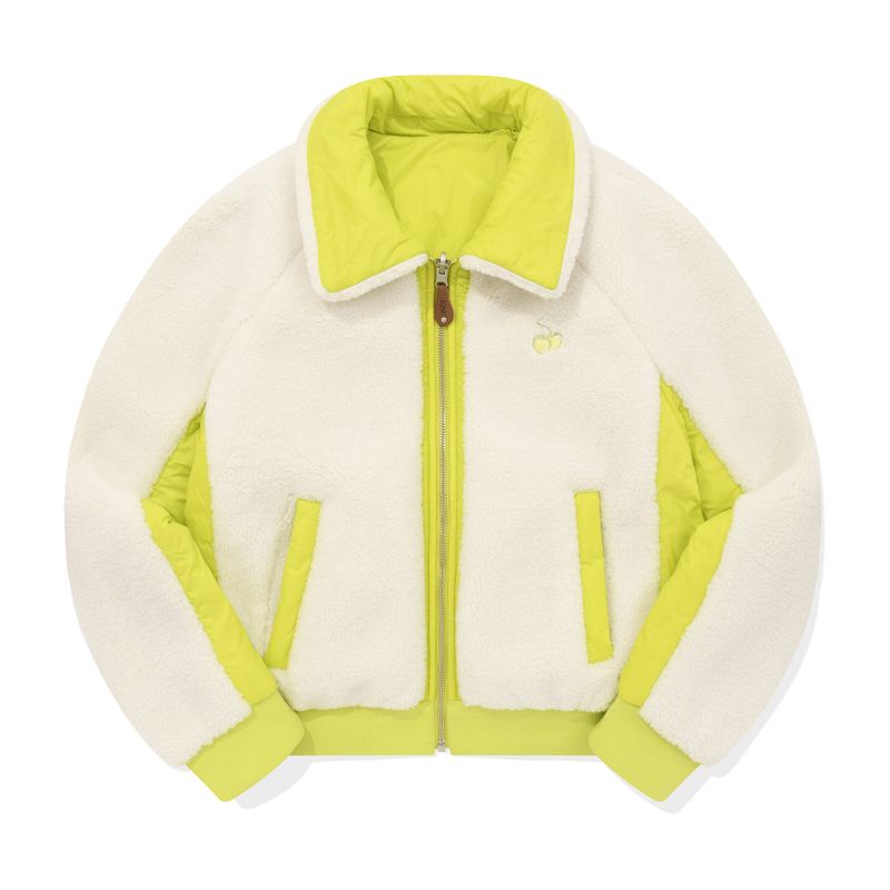 CHERRY REVERSIBLE OUTDOOR JACKET [LIME]