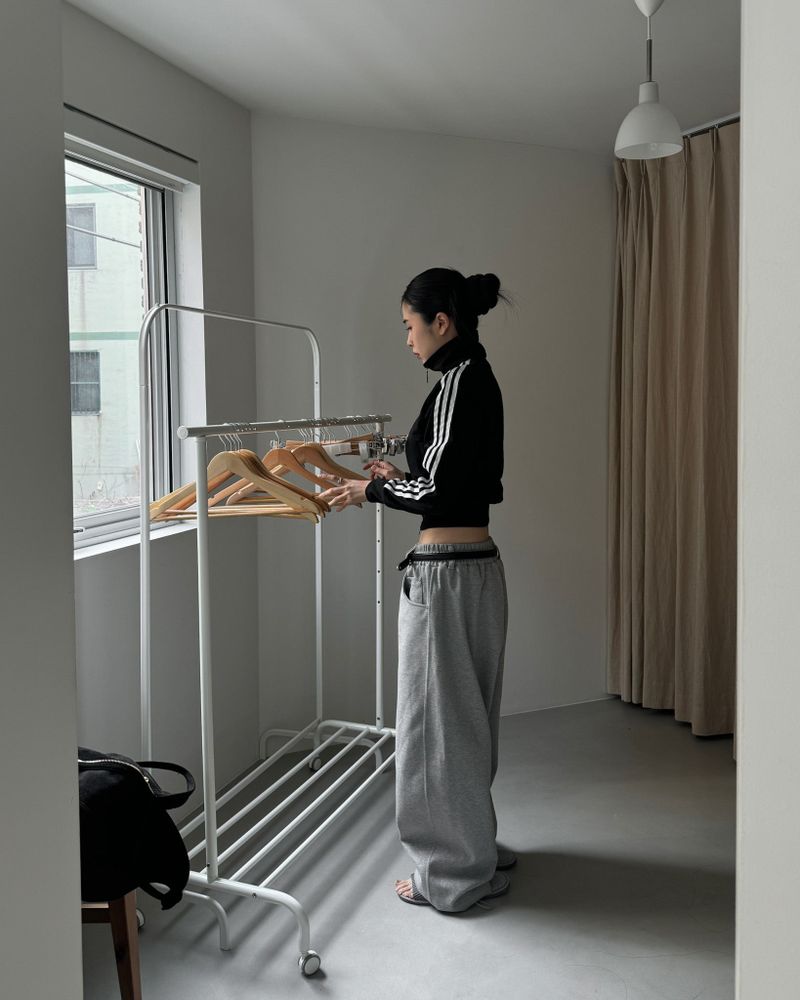 Belt sweat pants (Unisex)
