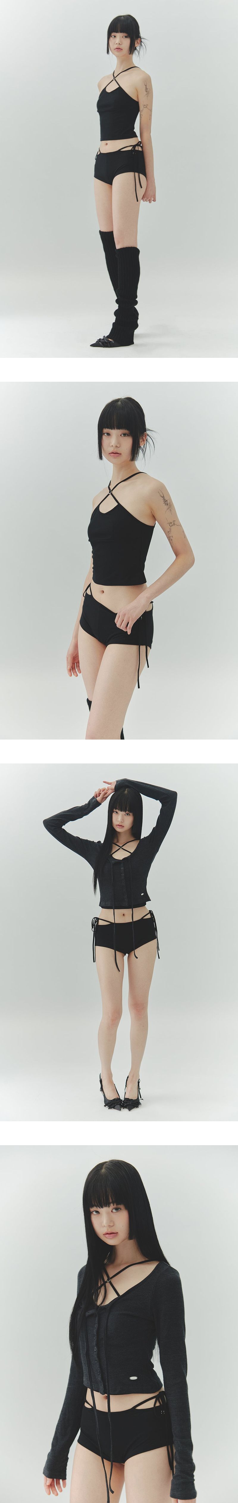 LOWER STRING INNER SET black