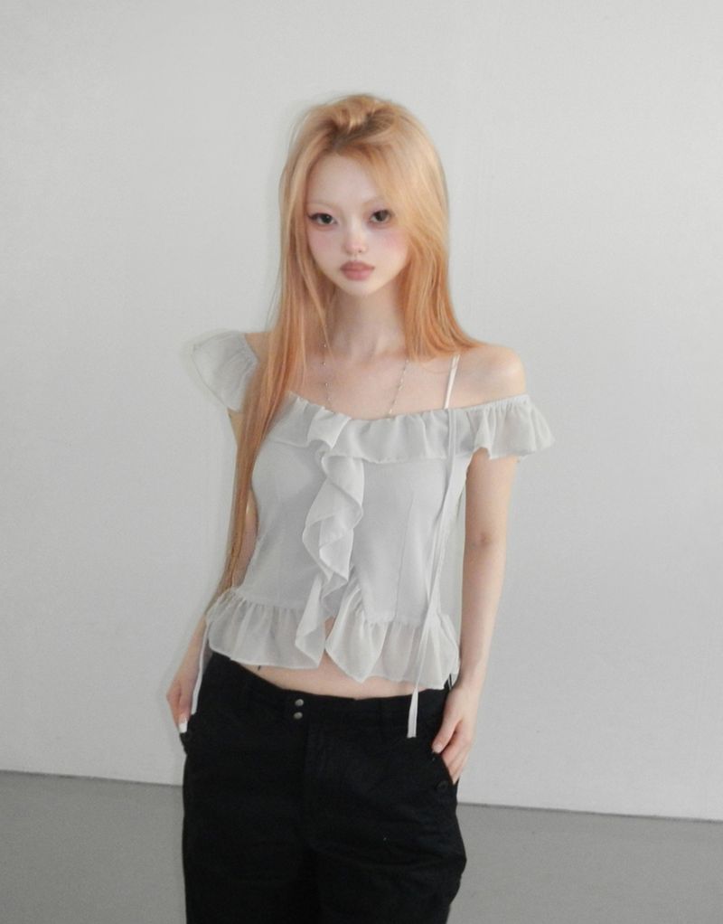 THEAIRTOWN(ザエアータウン)の「mellow bl(Tops)」