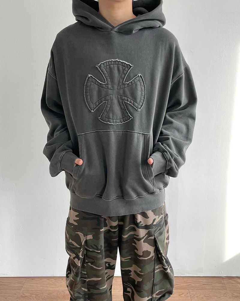 IDF（アイディーエフ）の「Cross Pigment Napping Hoodie（Tops）」